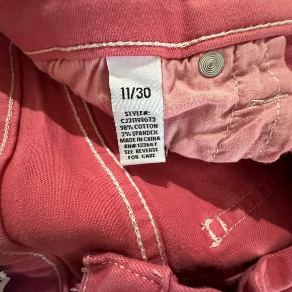 CELEBRITY PINK FRAYED HEM SHORTS- LIPSTICK - Picture 9 of 12